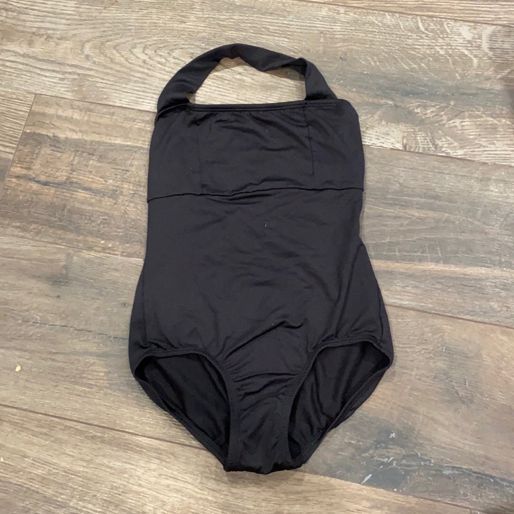 Blacks girls M gymnastics/dance leotard